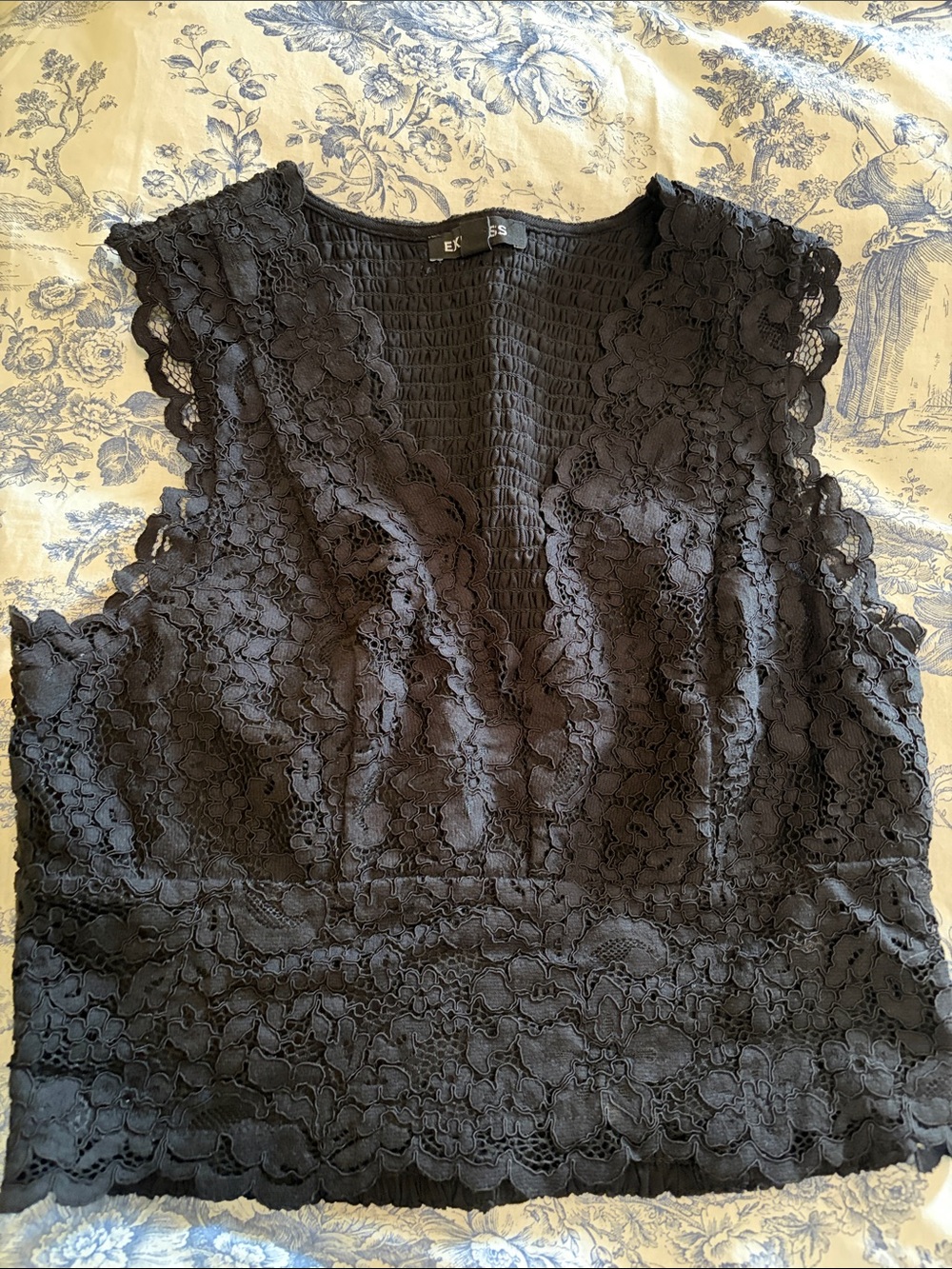 Express lace top tank